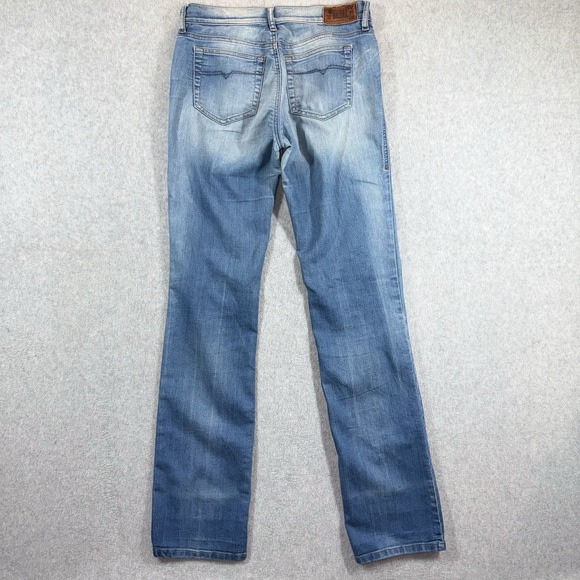 Diesel Jeans Women 27x32 Blue BOOTZEE Slim Bootcut Stretch 0802P Light Wash - Picture 3 of 10